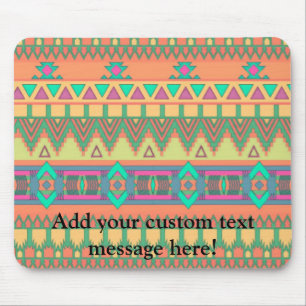 Colorful Chevron Zig Zag Tribal Aztec Ikat Pattern Muismat