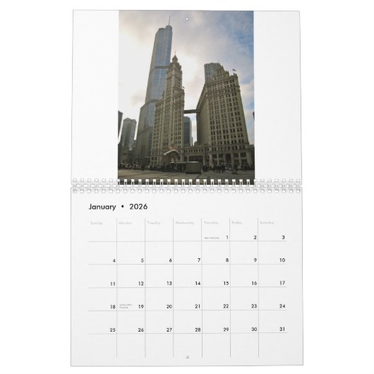 Colorful Chicago 2013 Calendar Kalender (Jan 2026)