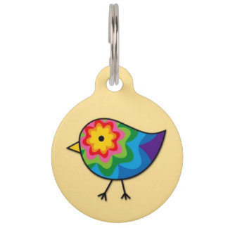 Colorful Chick Pet ID Tag Huisdierpenning