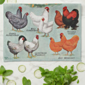 Colorful  Chicken Briet Theedoek (Gevouwen)