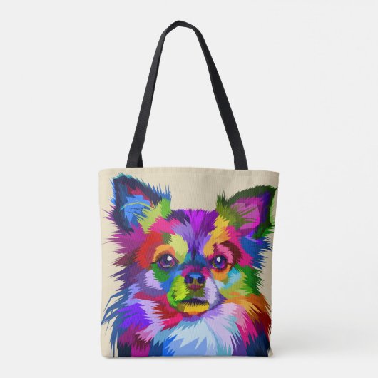 Colorful chihuahua dog - Tas (Achterkant)