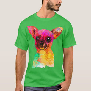 Colorful Chihuahua T-shirt