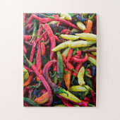 Colorful Chili Pepper Legpuzzel (Verticaal)