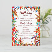 Colorful Chinese Auspicious Cloud Dragon Birthday Kaart (Staand voorkant)