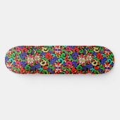Colorful Chinese Floral Skateboard (Horizontaal)