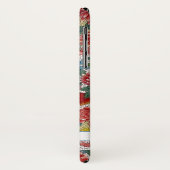 Colorful  Chinoiserie Floral Monogram Case-Mate iPhone Case (Achterkant/links)