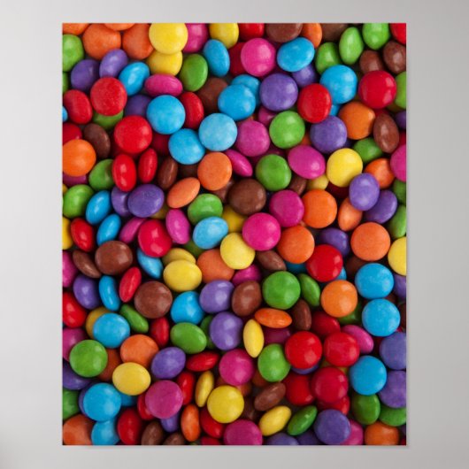 Colorful Chocolate Candy Poster (Voorkant)
