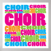 Colorful Choir Poster (Voorkant)