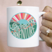 Colorful Christelijk Mountain Adventure Tweekleurige Koffiemok