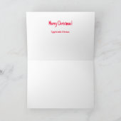 Colorful Christmas Cartoon Kaart (Binnen)