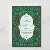 Colorful Christmas Fiesta Party Invitation Kaart (Voorkant)