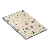 Colorful Christmas Notebook – Festive Winter Desig Notitieboek (Rechterzijde)