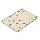 Colorful Christmas Notebook – Festive Winter Desig Notitieboek (Linkerzijde)