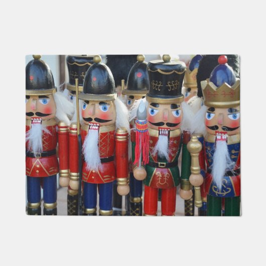 Colorful christmas nutcrackers deurmat (Voorkant)