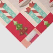 COLORFUL CHRISTMAS PRESENTS SANTA SNOEP TREE TISSUEPAPIER (Detail)