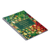 Colorful CHRISTMAS STARS Abstract gepersonaliseerd Notitieboek (Rechterzijde)