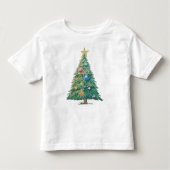 Colorful Christmas Tree Kinder Shirts (Voorkant)