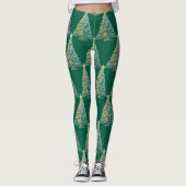 Colorful Christmas Tree Leggings (Voorkant)
