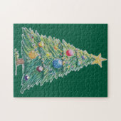 Colorful Christmas Tree Legpuzzel (Horizontaal)