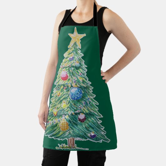 Colorful Christmas Tree Schort (Insitu)