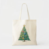 Colorful Christmas Tree Tote Bag (Voorkant)