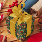 Colorful Christmas Vibe Festive Pattern Cadeaupapier