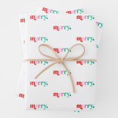 Colorful Christmas wrapping paper (In situ)