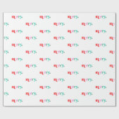 Colorful Christmas wrapping paper Cadeaupapier (Vlak)