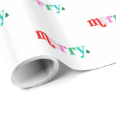 Colorful Christmas wrapping paper Cadeaupapier (Rol Hoek)