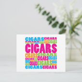 Colorful Cigars Briefkaart (Staand voorkant)