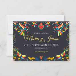 Colorful Cinco de Mayo Fiesta Spanish Wedding Save The Date