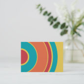 Colorful Circle 05 Visitekaartje (Staand voorkant)