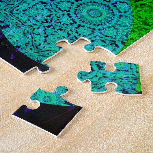 Colorful Circle Deconstruction Art Puzzle Legpuzzel (Zijkant)