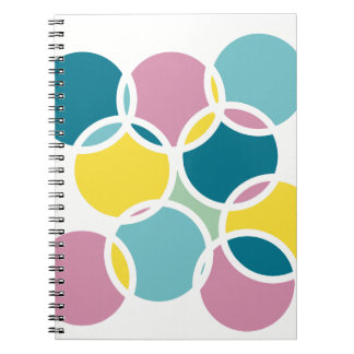 Colorful Circle Design – Fun Geometric Print Notitieboek