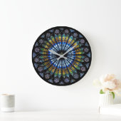 Colorful Circle Glas in lood | Wandklok (Huis)