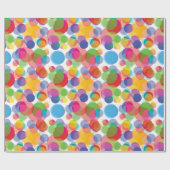 Colorful Circle Patroon Cadeaupapier (Vlak)