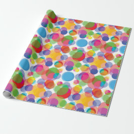 Colorful Circle Patroon Cadeaupapier