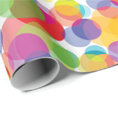 Colorful Circle Patroon Cadeaupapier (Rol Hoek)