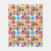 Colorful Circle Patroon Fleece Deken (Voorkant)