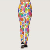 Colorful Circle Patroon Leggings (Achterkant)