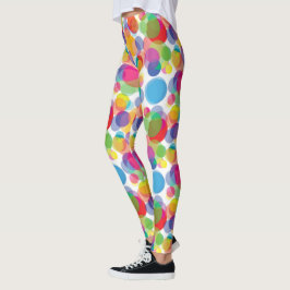 Colorful Circle Patroon Leggings