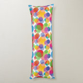 Colorful Circle Patroon Lichaamskussen (Achterkant (Verticaal))