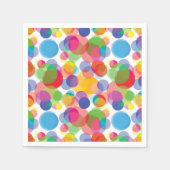 Colorful Circle Patroon Servet (Voorkant)