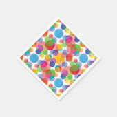 Colorful Circle Patroon Servet (Hoek)