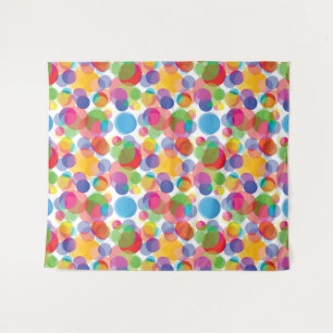 Colorful Circle Patroon Wandkleed