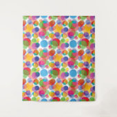 Colorful Circle Patroon Wandkleed (Voorkant)