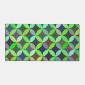 Colorful Circle Star Quilt Pattern Bureaumat (Voorkant)