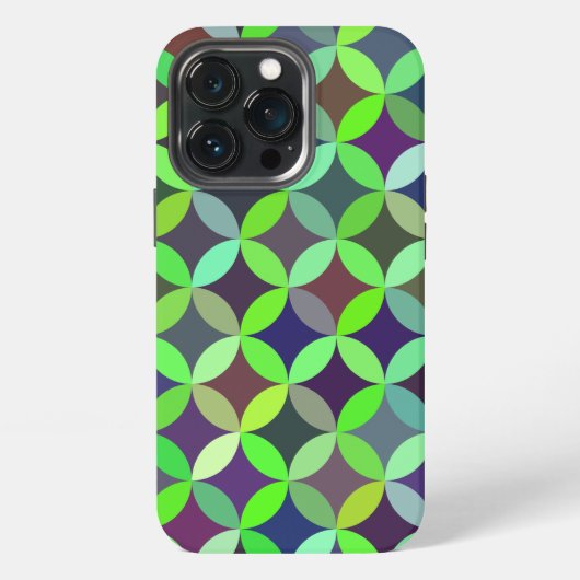 Colorful Circle Star Quilt Pattern iPhone Hoesje (Achterkant)
