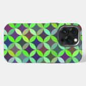 Colorful Circle Star Quilt Pattern iPhone Hoesje (Achterkant horizontaal)