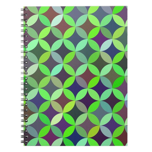 Colorful Circle Star Quilt Pattern Notitieboek (Voorkant)
